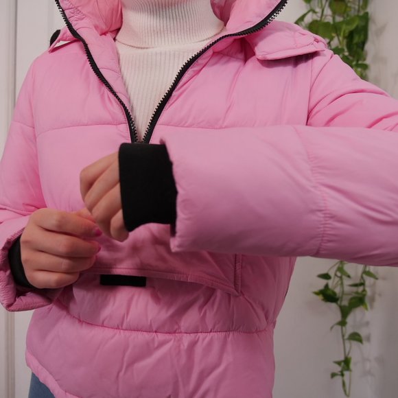 Cute bright pink puffer coat, size US S/XS - Picture 6 of 14